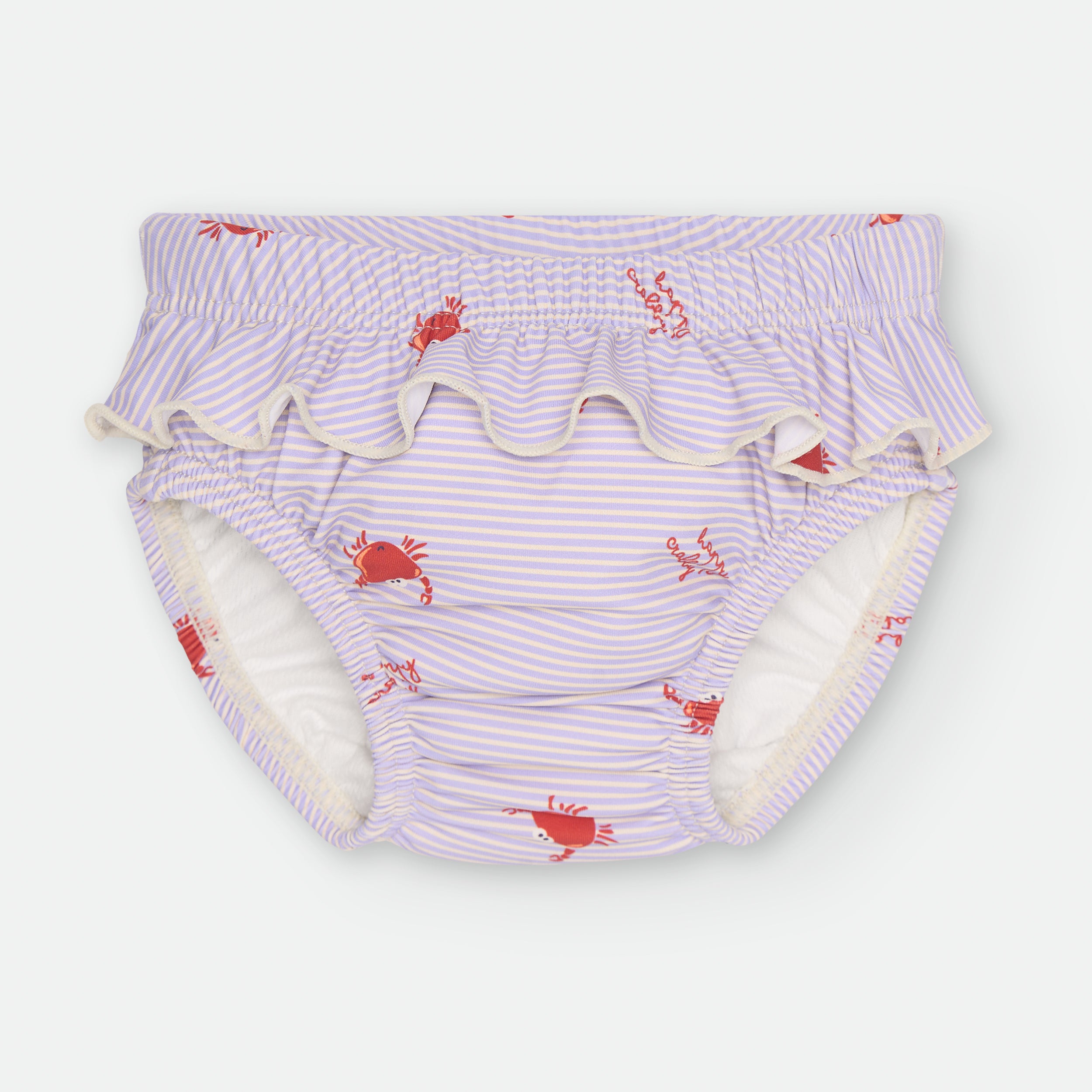 Bañador Pañal Volante / Swim Diaper with Ruffle - HAPPY CRABBY | 500-01